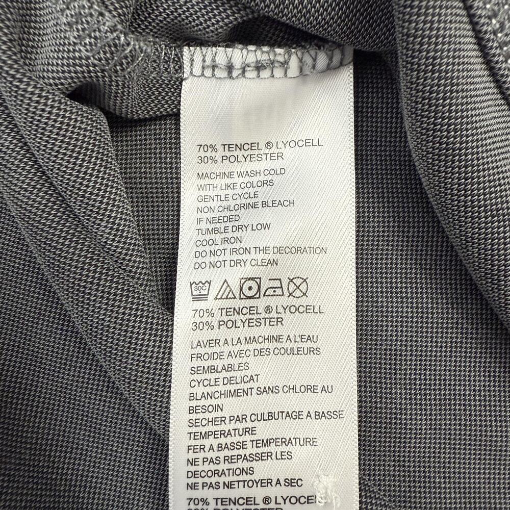 Tommy Bahama Polo Shirt Mens XL Gray TENCEL Lyocell Blend Short Sleeve Casual - Picture 5 of 9